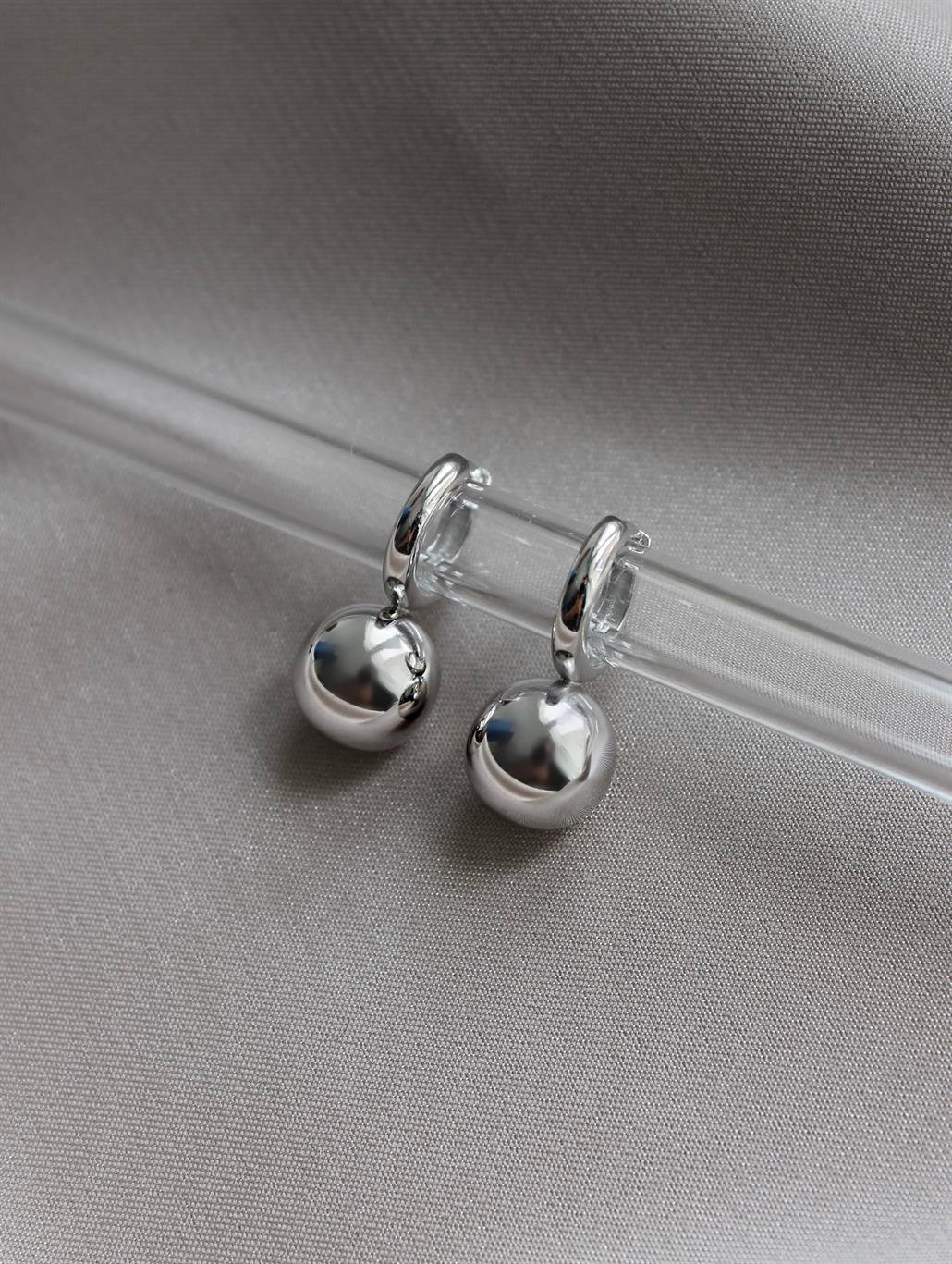 Silver Top Küpe