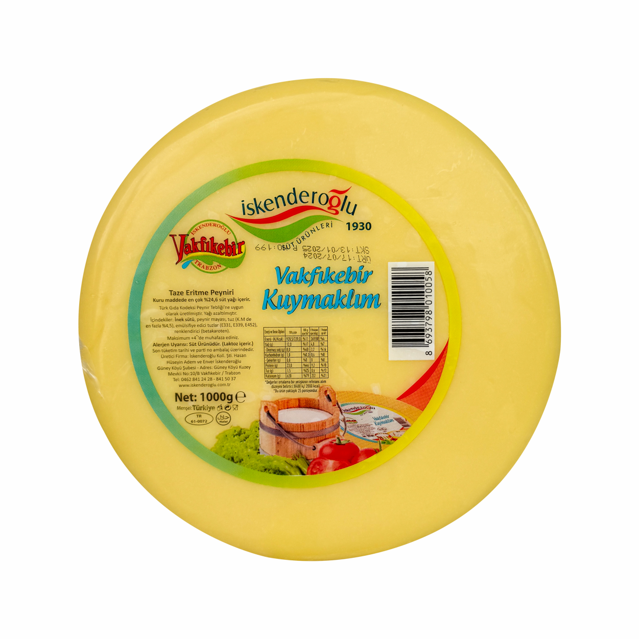İskenderoğlu Kolot Peyniri 1 Kg