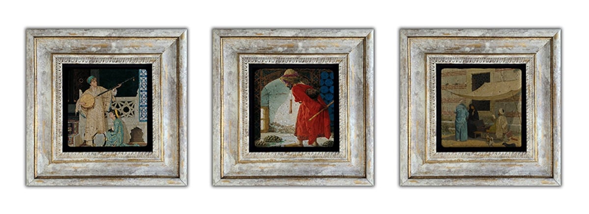 OSCAR STONE DECOR 3'lü ÇERÇEVELİ DOĞALTAŞ DUVAR DEKORU / 3CDD-40-062 (WALL DECOR)