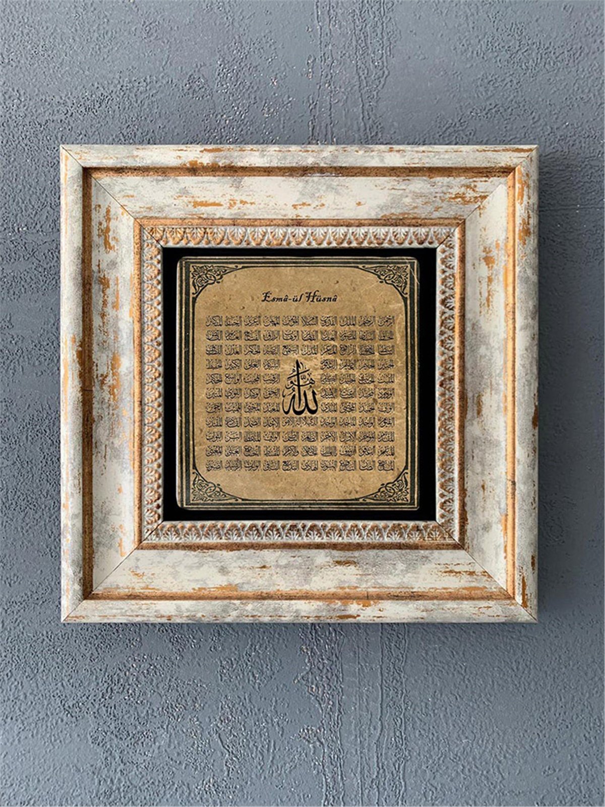 OSCAR STONE DECOR TEKLİ ÇERÇEVELİ DOĞALTAŞ DUVAR DEKORU / CDD1-40-538 (WALL DECOR)