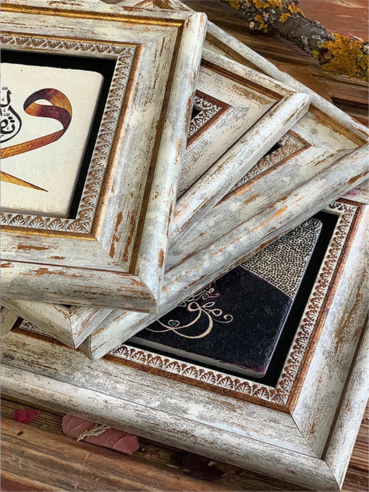 OSCAR STONE DECOR TEKLİ ÇERÇEVELİ DOĞALTAŞ DUVAR DEKORU / CDD1-40-538 (WALL DECOR)