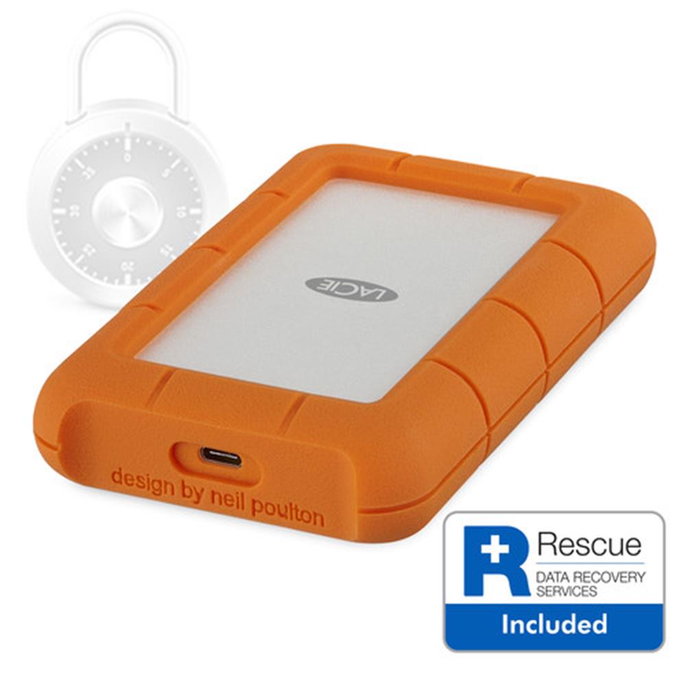 2TB LaCie 2.5 Inç Usb 3.1 (Usb-c) STFR2000403 Rugged Mini Secure Taşınabilir Disk 