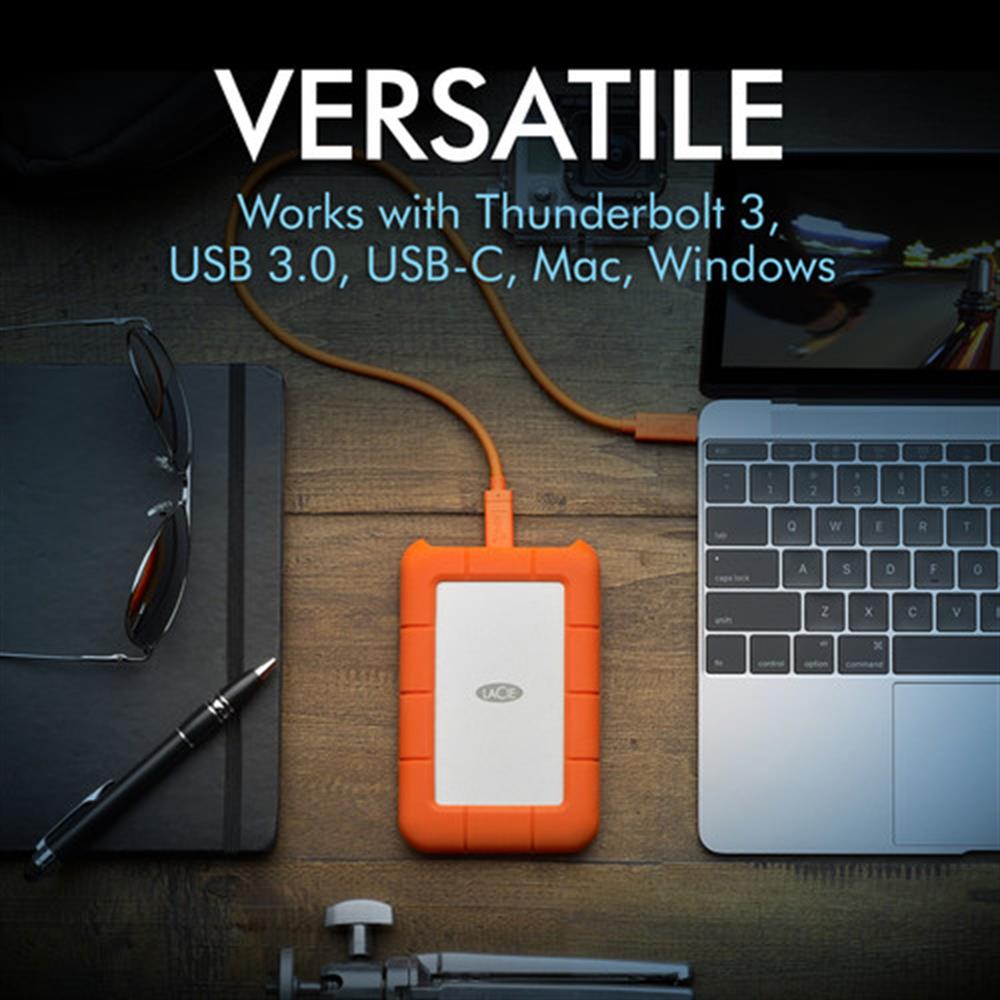 2TB LaCie 2.5 Inç Usb 3.1 (Usb-c) STFR2000403 Rugged Mini Secure Taşınabilir Disk 