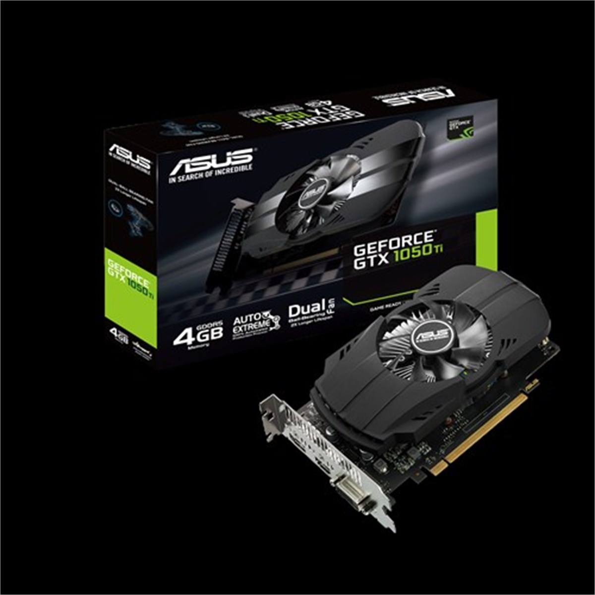 ASUS Phoenix GeForce GTX 1050 Ti 4GB GDDR5 128BIT DVI HDMI DP EKRAN KARTI