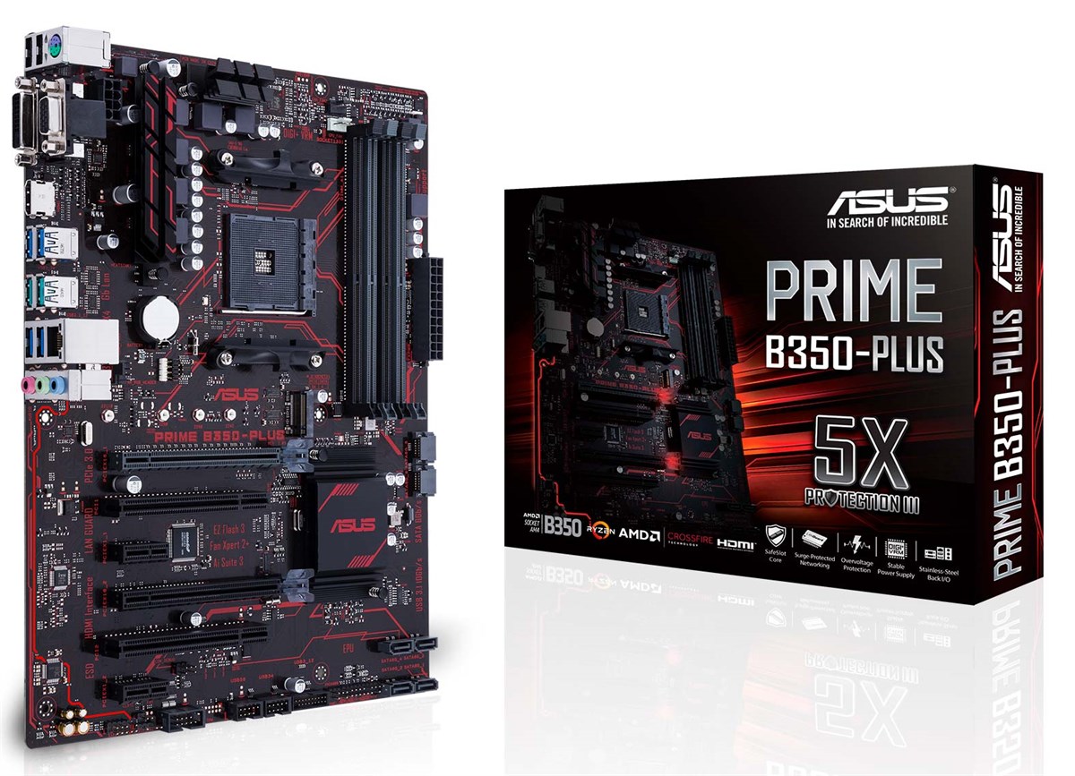 ASUS PRIME B350-PLUS AM4 B350 USB3.1 M.2 SATA 6GB/S ATX ANAKART