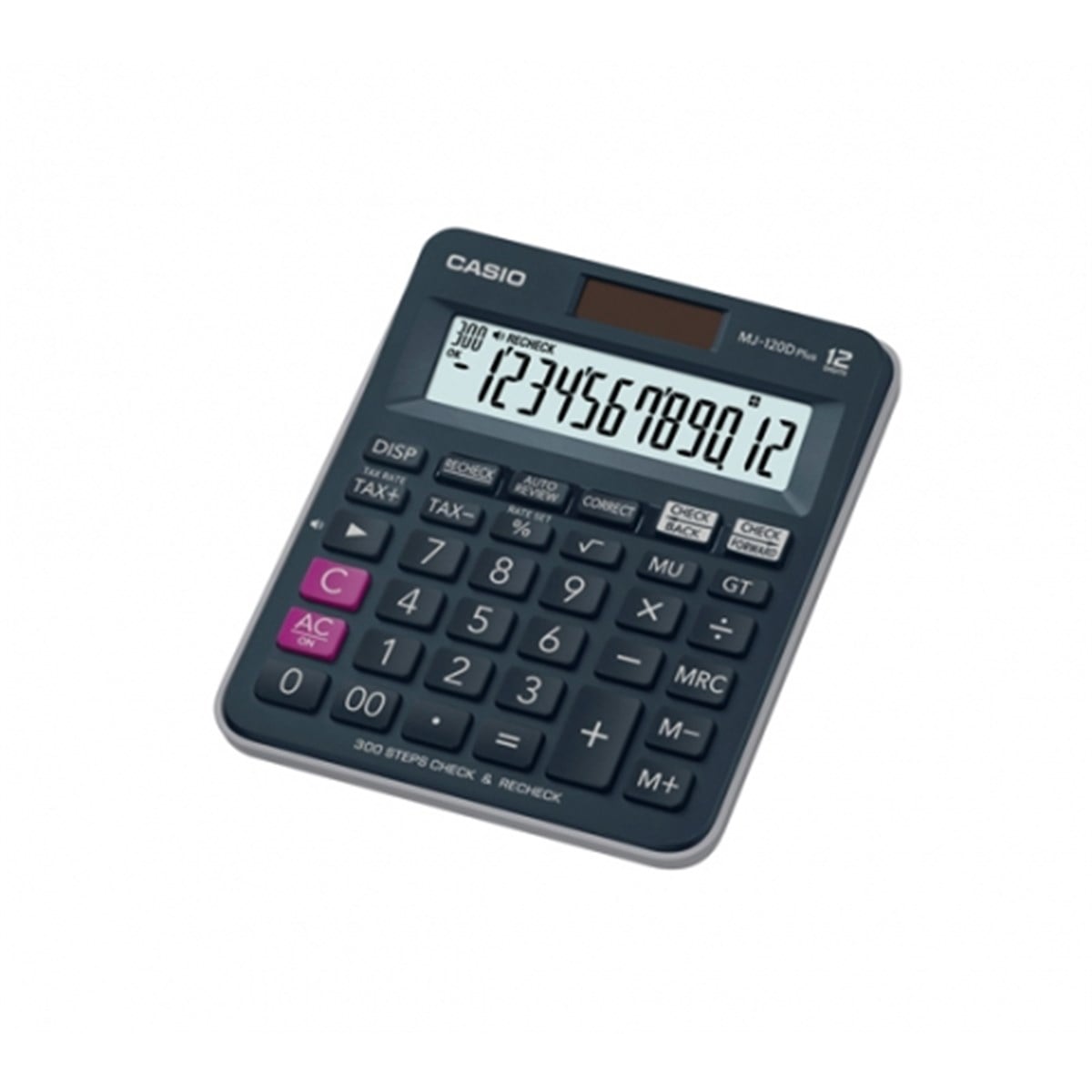 CASIO MJ-120DPLUS 12 HANE İŞLEM KONTR. MASAÜSTÜ HESAP MAKİNESİ
