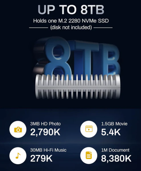 D1 SSD Plus 1Bay DAS
