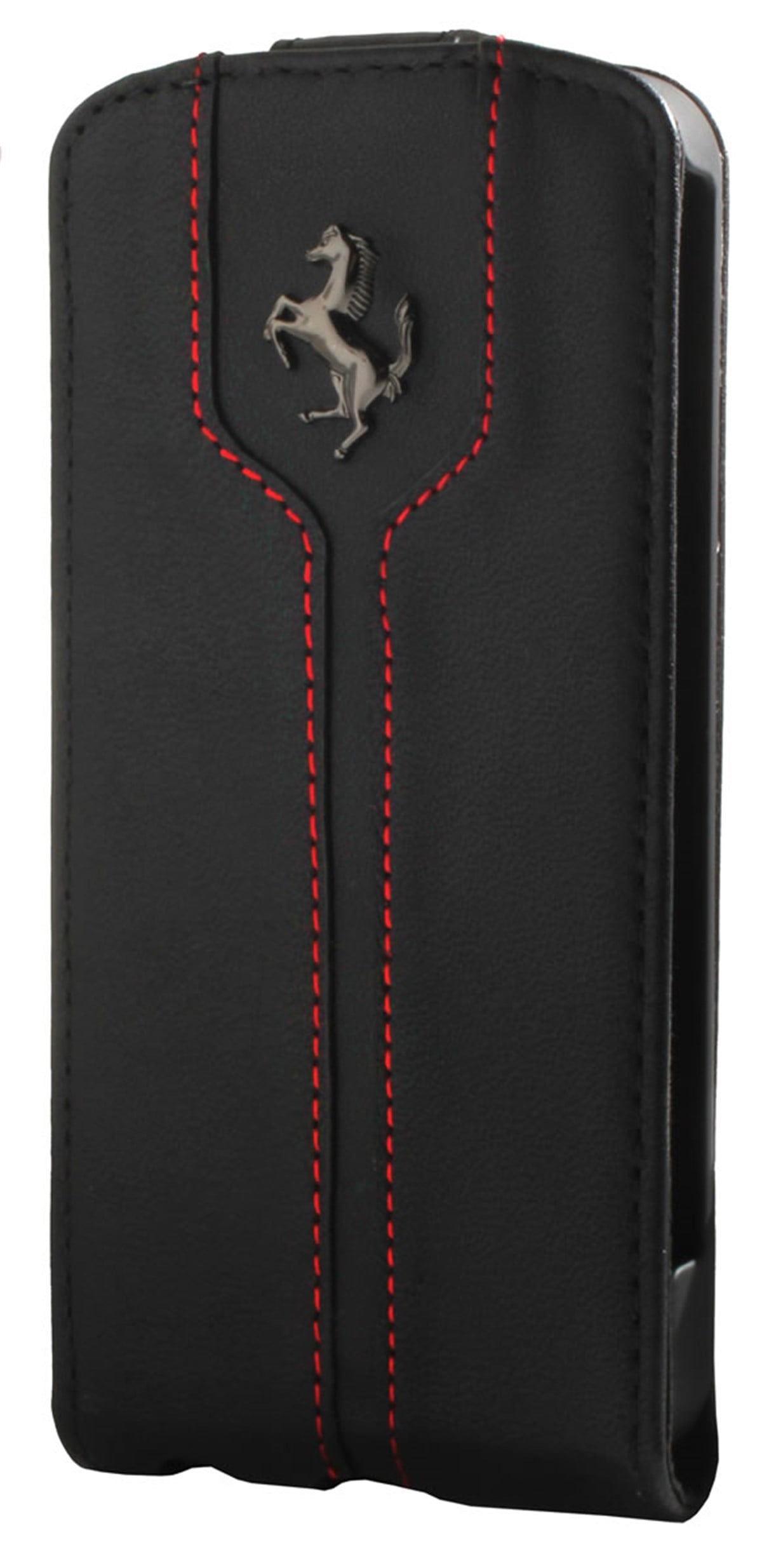 FERRARI IPHONE 5 DERİ AÇILIR KAPAK SİYAH FEMTFLP5BL