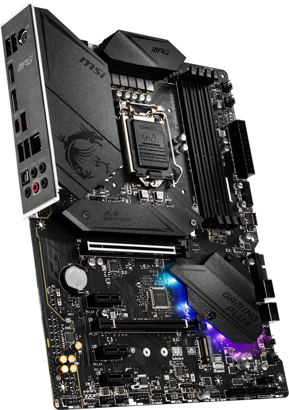 MSI MPG Z490 GAMING PLUS SOKET 1200 DDR4 4800 (OC) PCI-E Gen 4 ,M