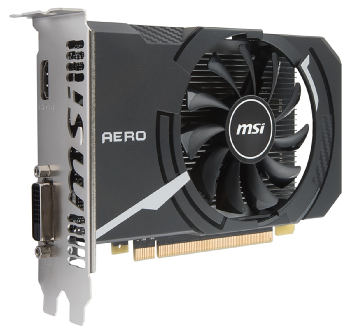 MSI VGA GeForce GT 1030 AERO ITX 2G OC GT1030 2GB GDDR5 64b DX12 PCIE 3.0 x16 (1xHDMI 1x DVI)