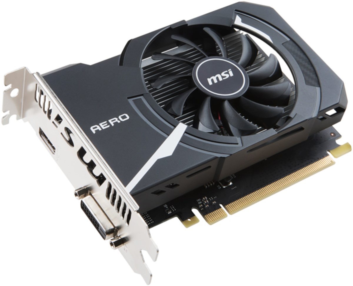 MSI VGA GeForce GT 1030 AERO ITX 2G OC GT1030 2GB GDDR5 64b DX12 PCIE 3.0 x16 (1xHDMI 1x DVI)