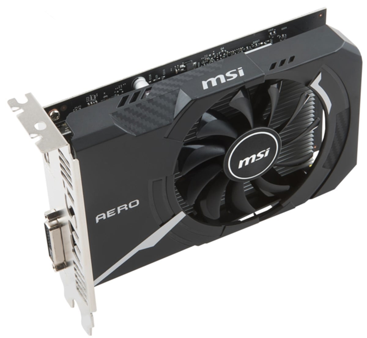 MSI VGA GeForce GT 1030 AERO ITX 2G OC GT1030 2GB GDDR5 64b DX12 PCIE 3.0 x16 (1xHDMI 1x DVI)