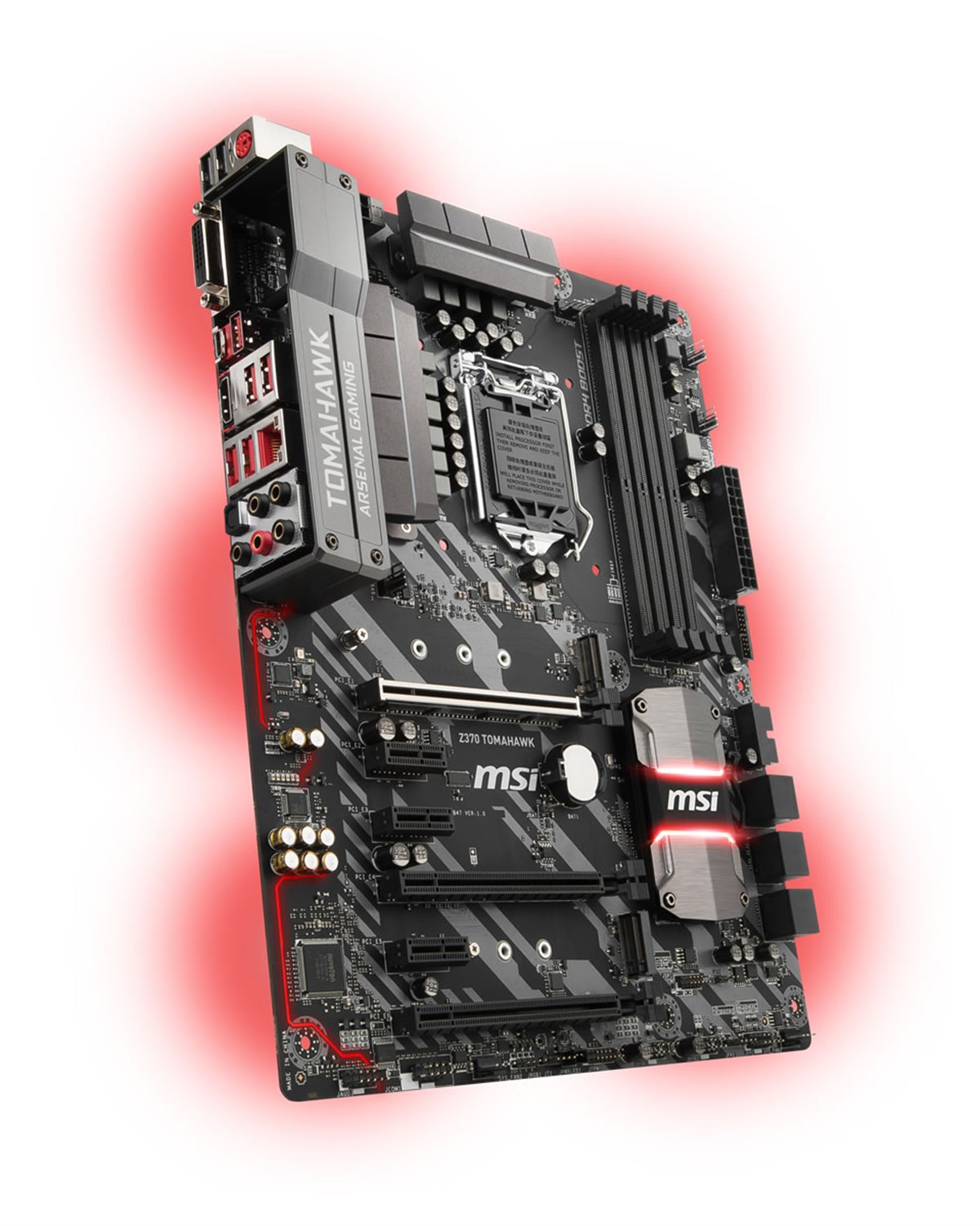 MSI Z370 TOMAHAWK DDR4 4000(OC) SATA 6GB/S M2 USB3.1 RGB ATX