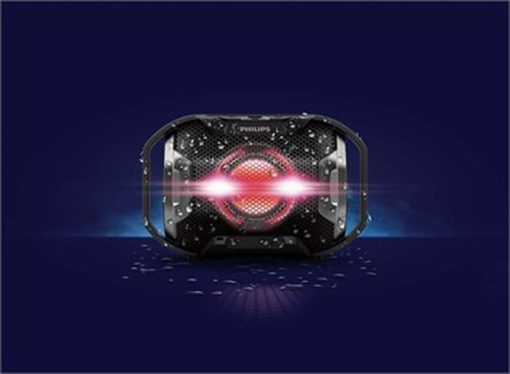 Philips SB300B Su Geçirmez Kablosuz Taşınabilir Bluetooth Hoparlör