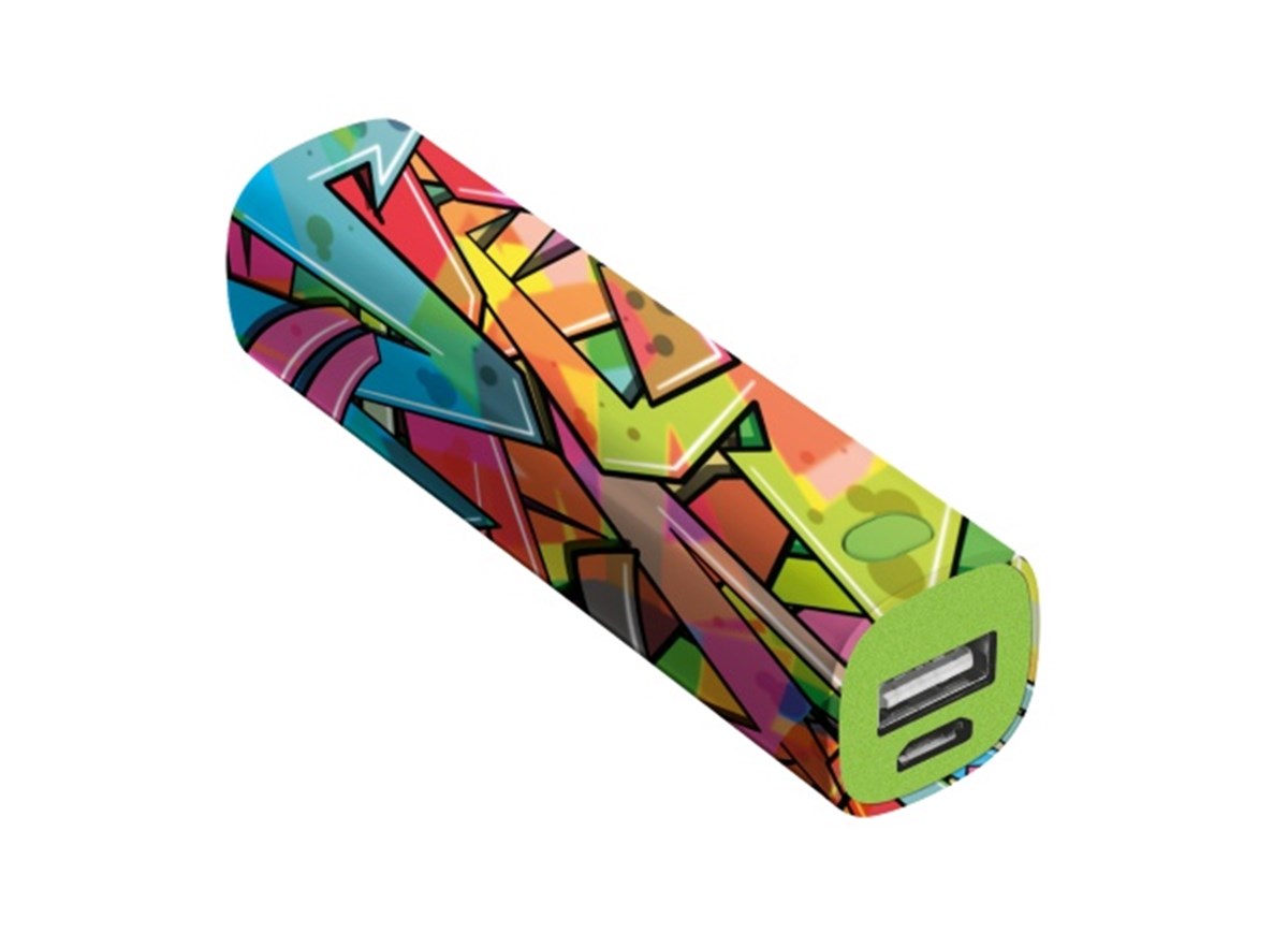 TRUST URBAN 20868 2600 mAh GRAFFITI POWERBANK-OKLAR