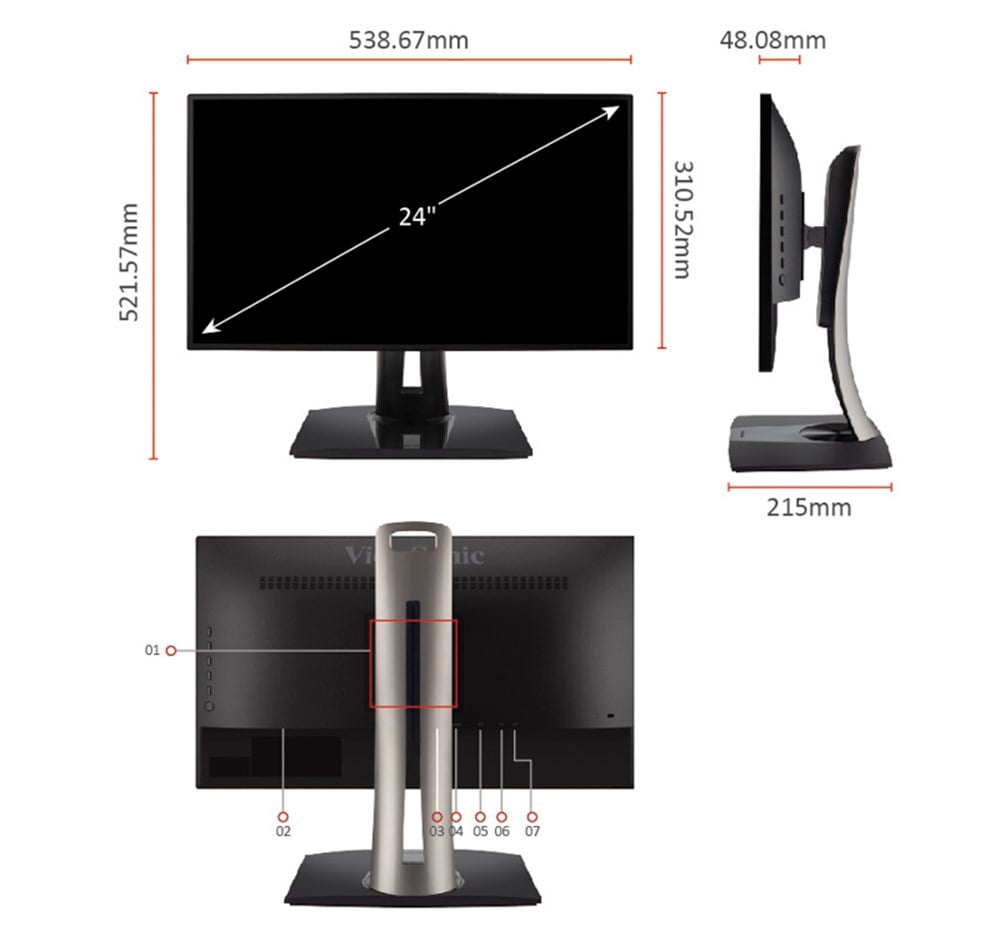 ViewSonic VP2458 24