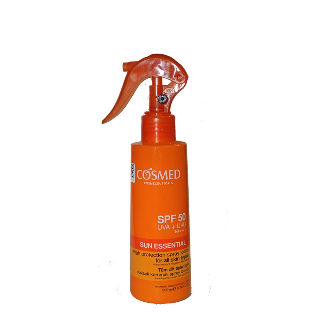 COSMED SUN ESSENTİAL SPF50 YÜKSEK KORUMALU SPREY LOSYON 200ML