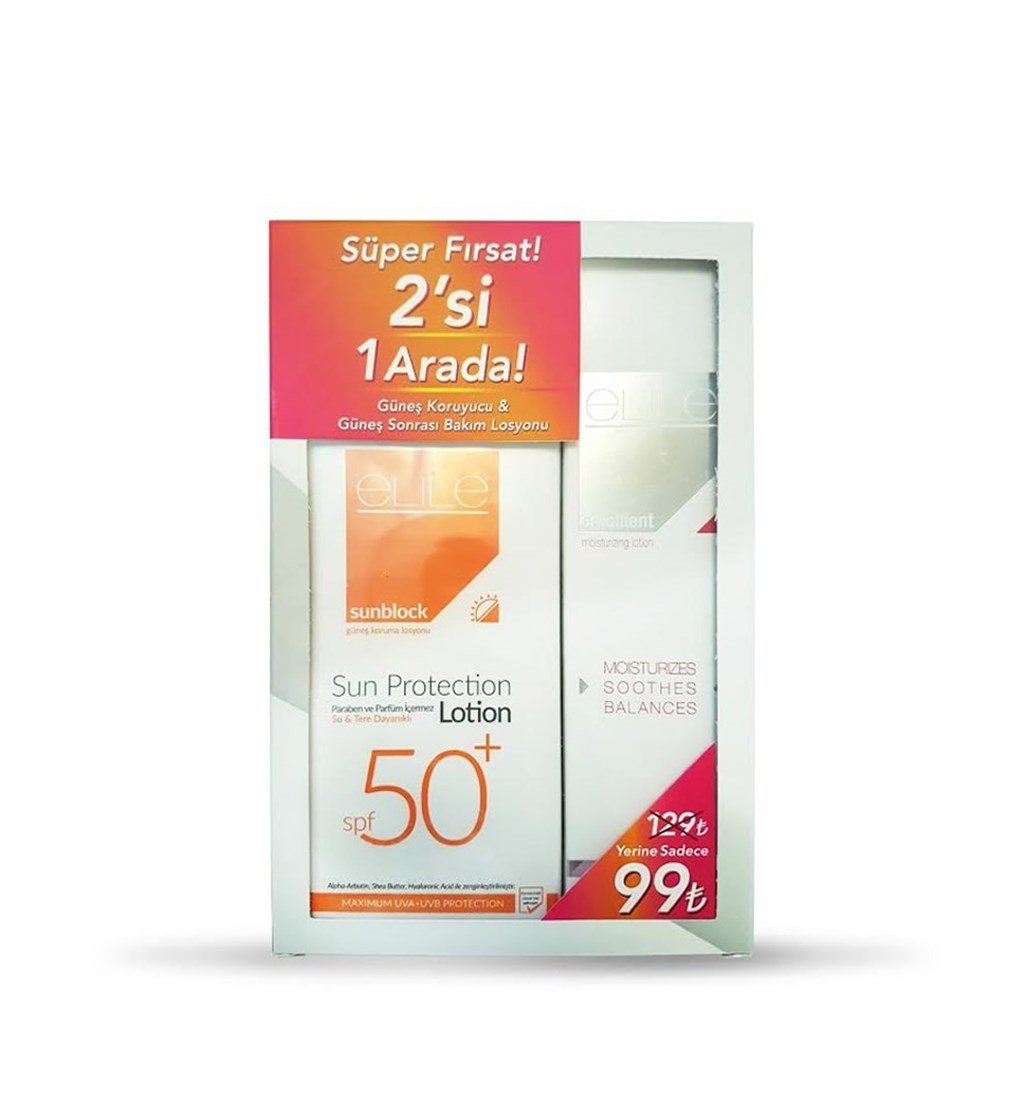 ELİLE GÜNEŞ KREMİ & GÜNEŞ SONRASI BAKIM LOSYONU - İKİSİ BİR ARADA