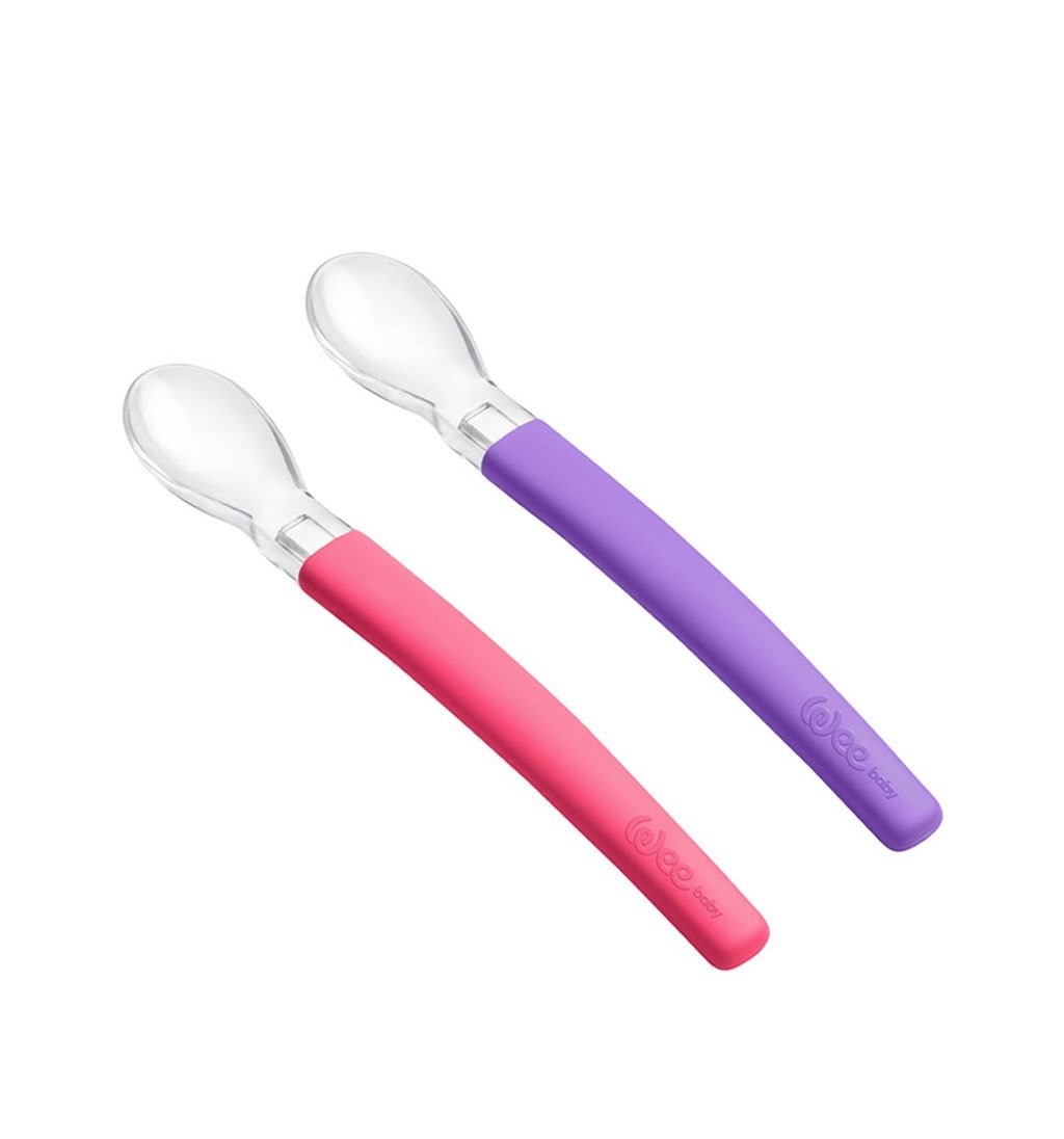 WEE BABY 2'Lİ MAMA KAŞIĞI - PEMBE - MOR