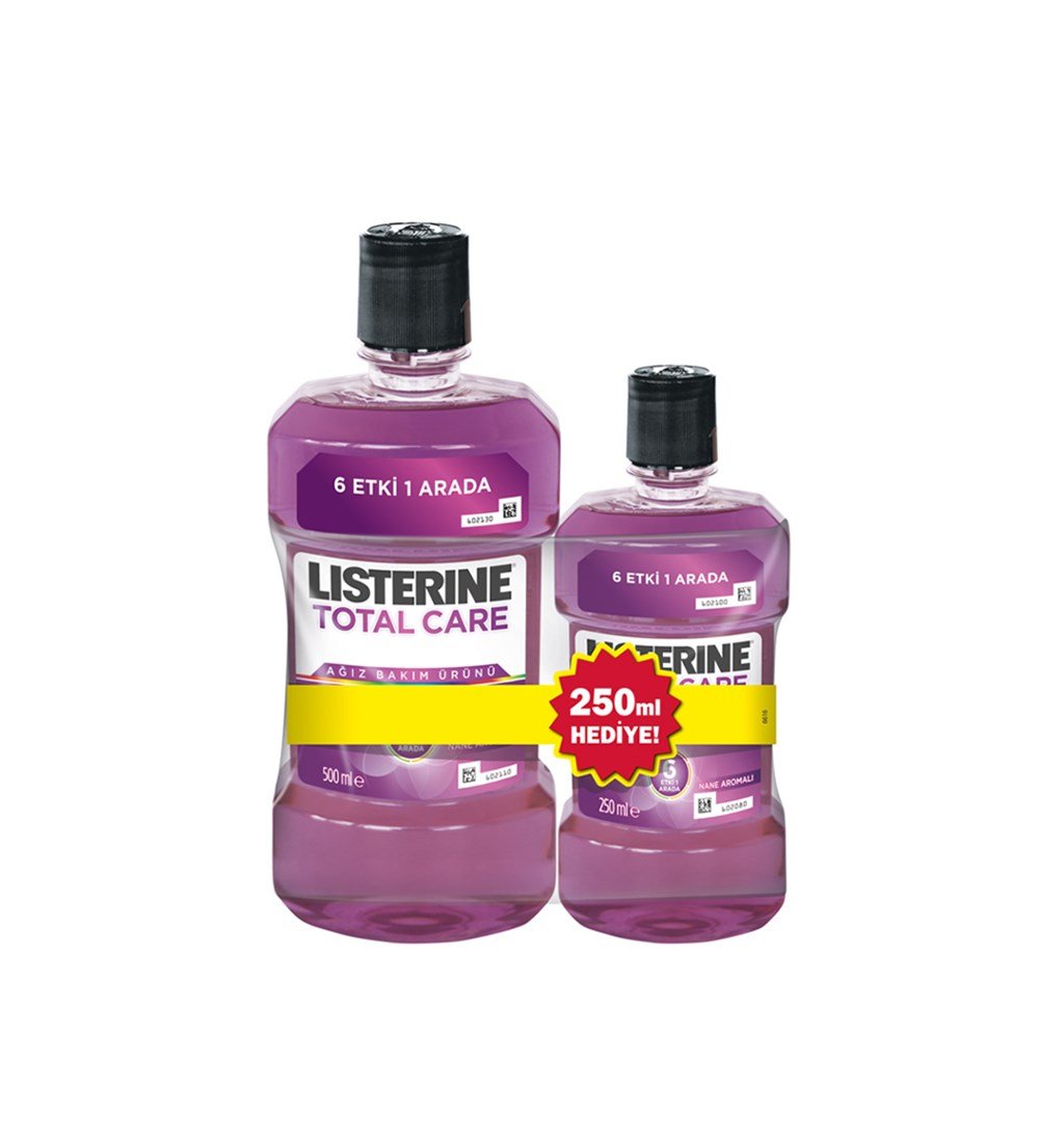 LİSTERİNE TOTAL CARE 500ML+250ML HEDİYELİ