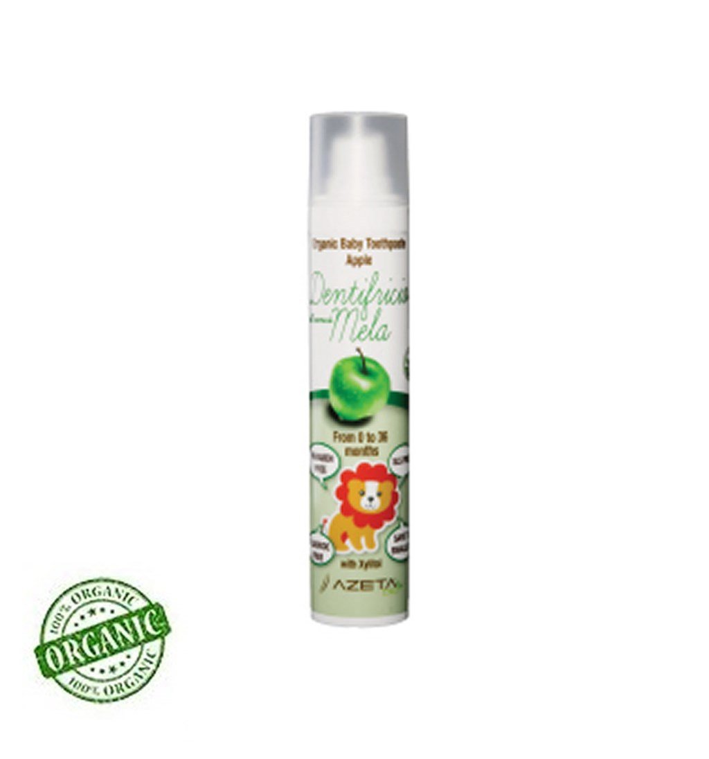 AZETABİO ORGANİK BEBEK DİŞ MACUNU ELMA 0-36 AY 50 ML