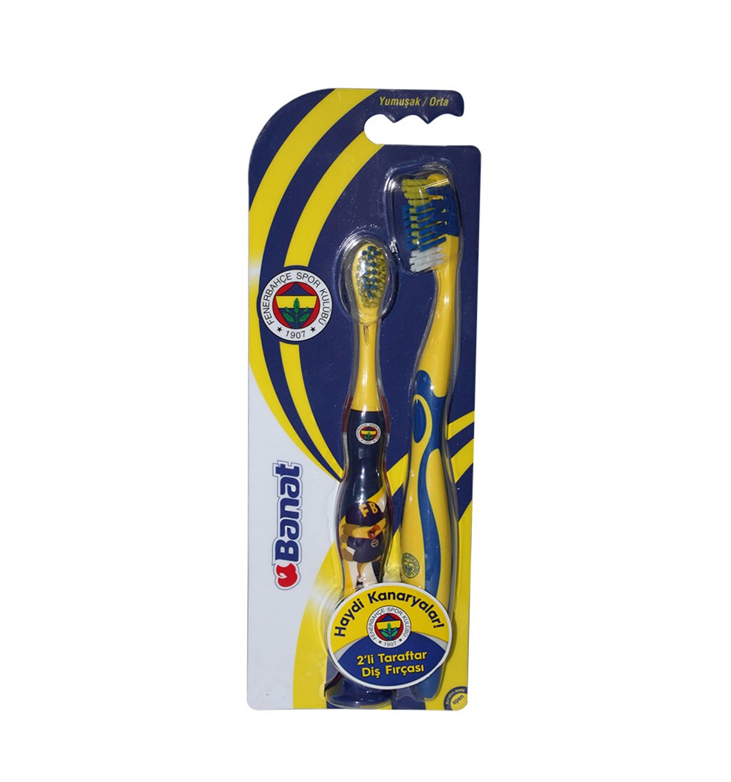 BANAT FENERBAHÇE YETİŞKİN + ÇOCUK DİŞ FIRÇASI