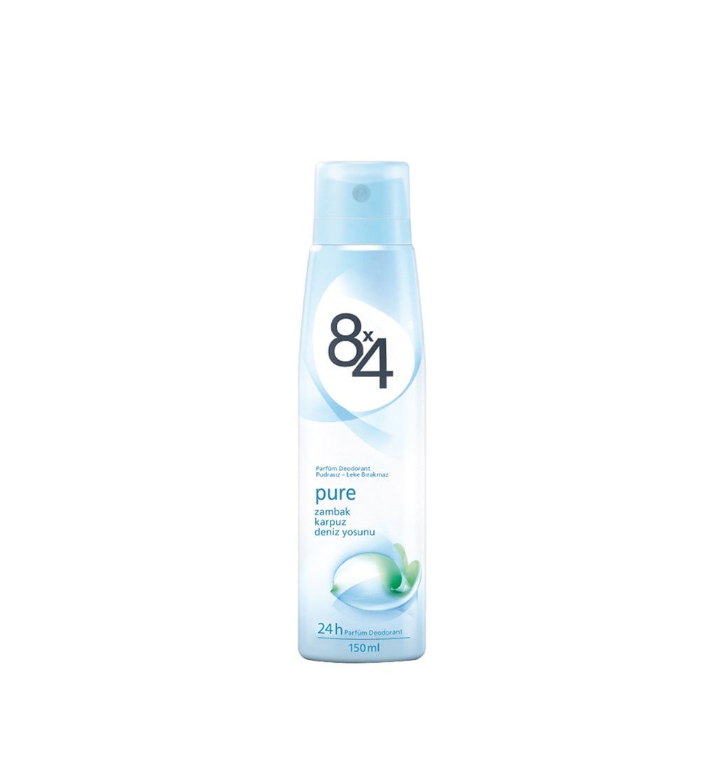 8X4 PURE DEODORANT 150ML (BAYAN)