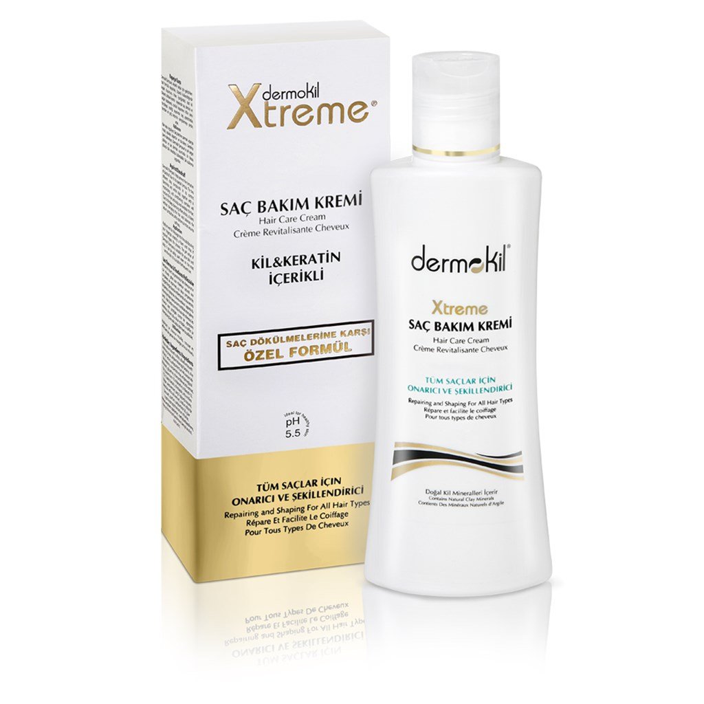 DERMOKİL EXTREME KİL&KREATİN SAÇ BAKIM KREMİ (Tüm Saçlar İçin)