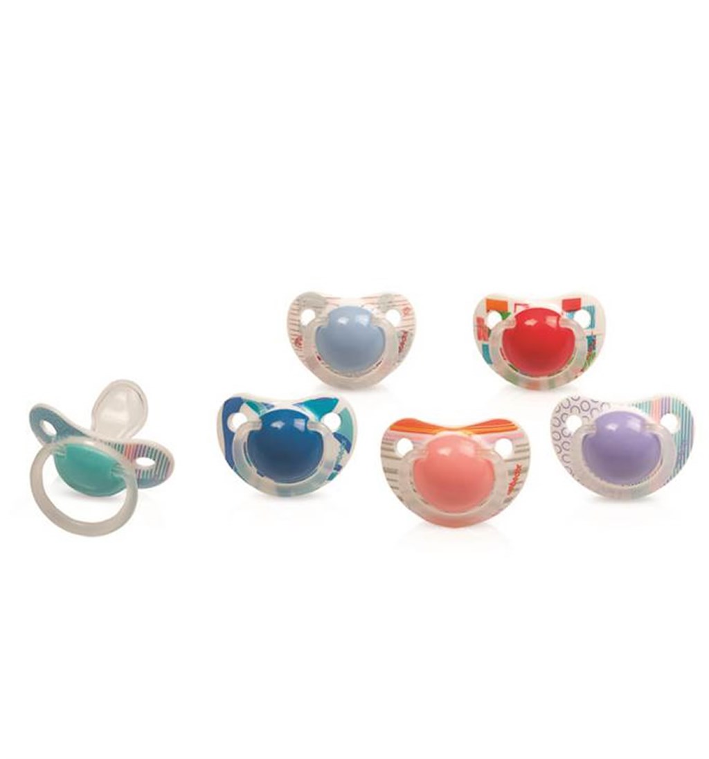 BEBEDOR DESENLİ DAMAKLI SİLİKON EMZİK NO.3