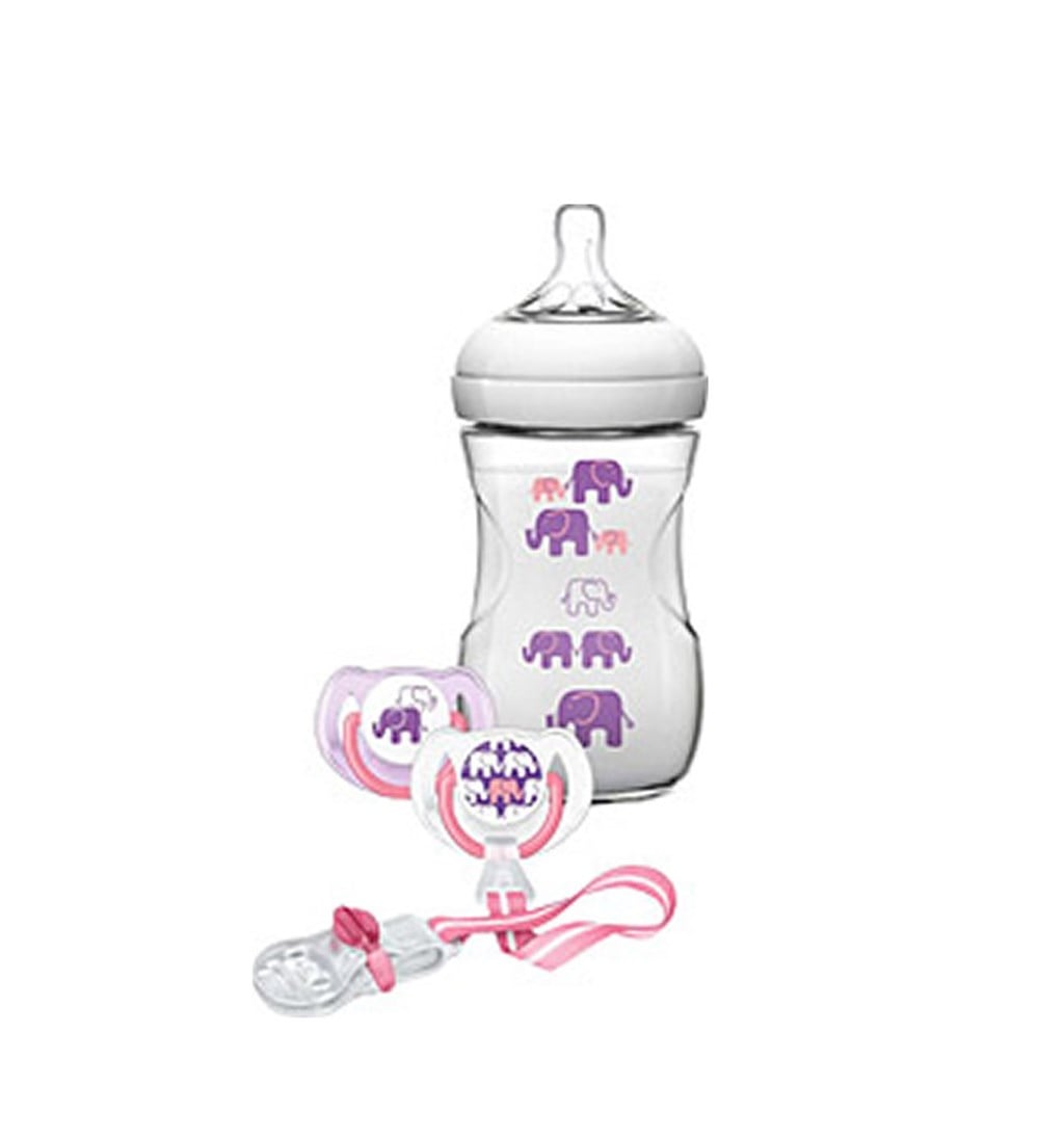 AVENT FİL DESENLİ SET (KIZ)