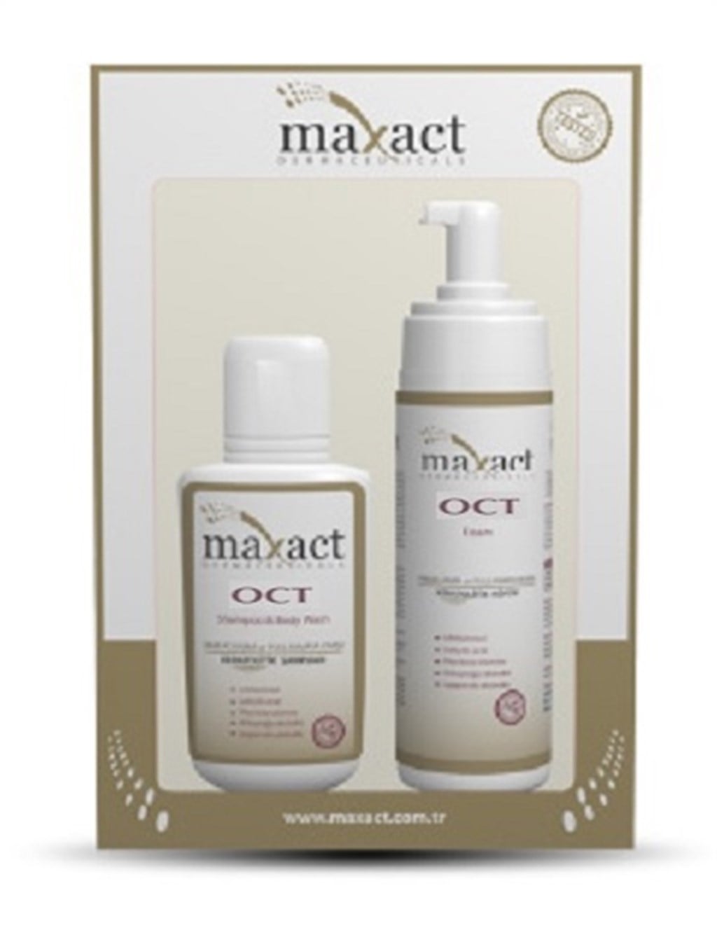 MAXACT OCT ŞAMPUAN + KÖPÜK İKİLİ PAKET