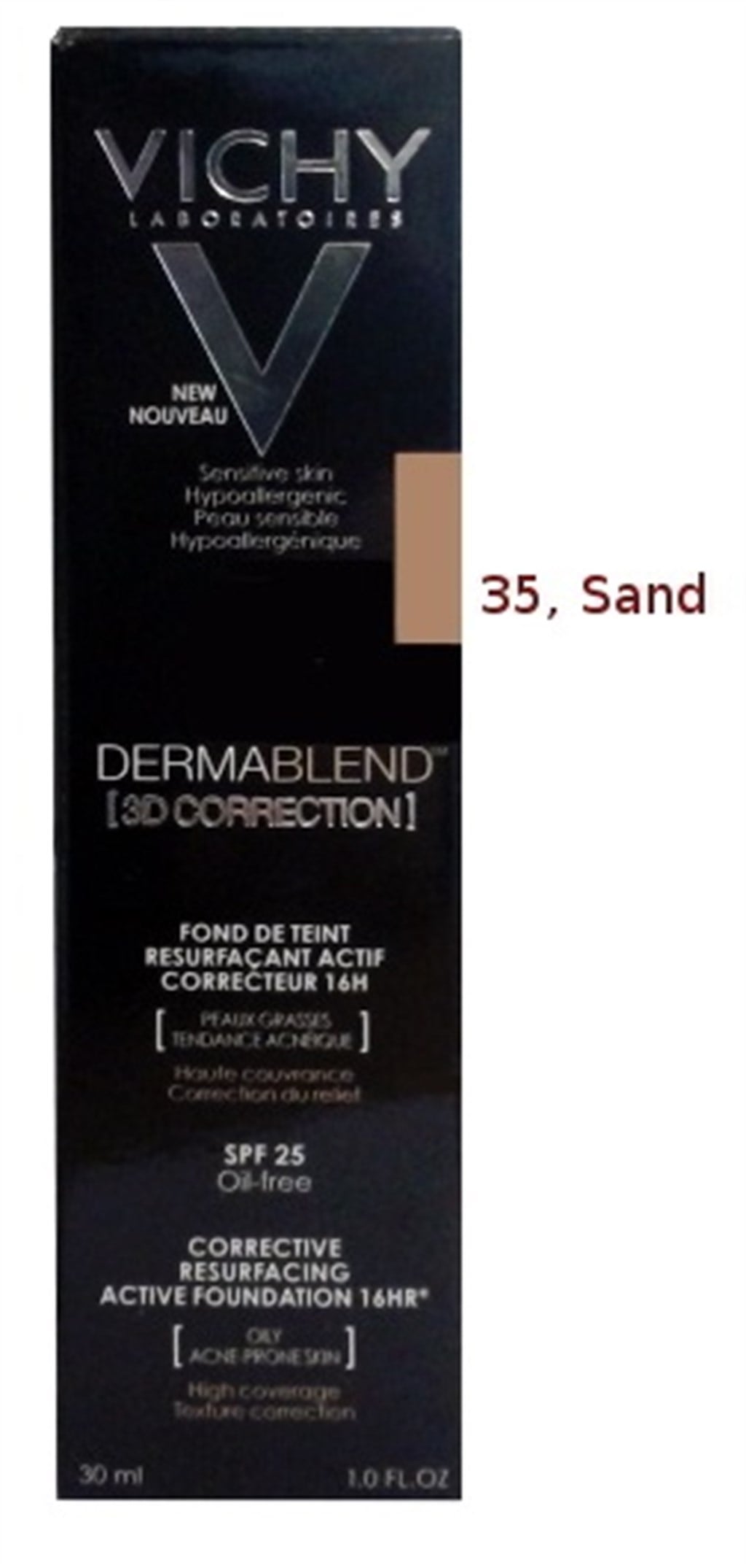 VİCHY DERMABLEND 3D 35 30 ML FONDÖTEN (ORTA+ TON 35)