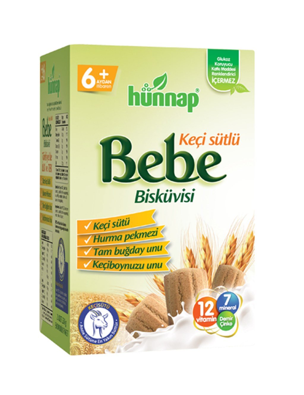 HÜNNAP KEÇİ SÜTLÜ BEBE BİSKÜVİSİ 400GR