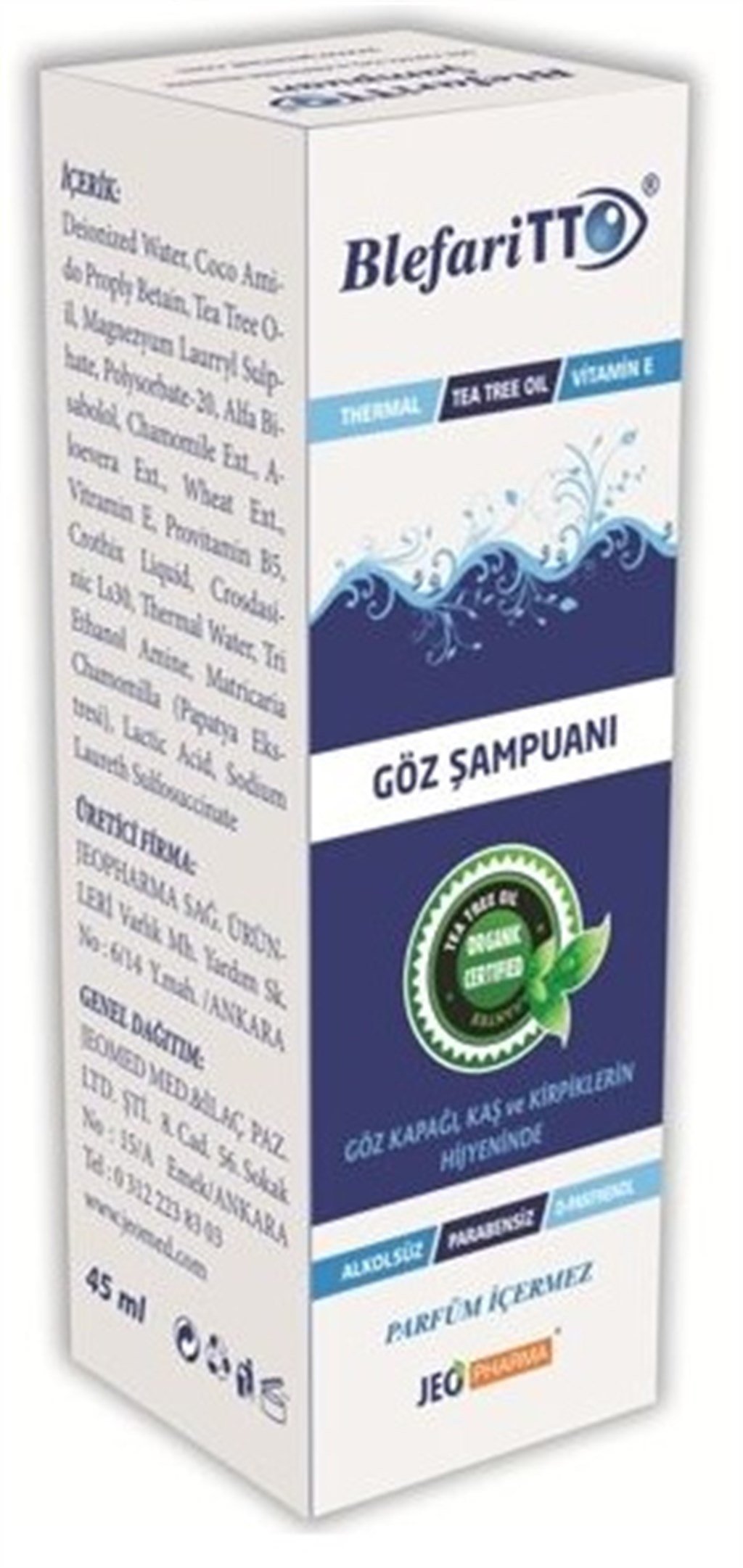 BLEFARİTTO GÖZ ŞAMPUANI 45 ML