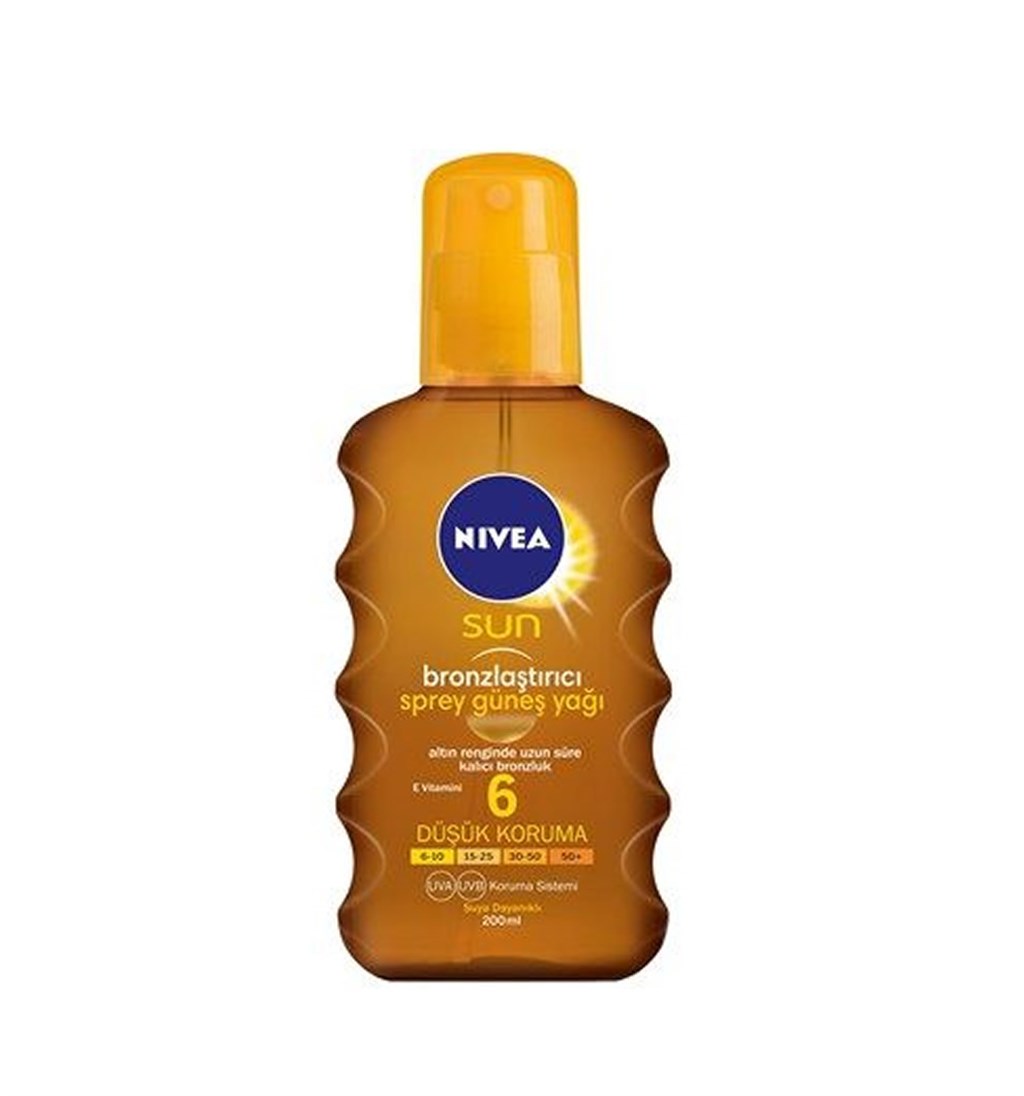NİVEA SUN BRONZLAŞTIRICI SPREY GÜNEŞ YAĞI GKF6 200ML