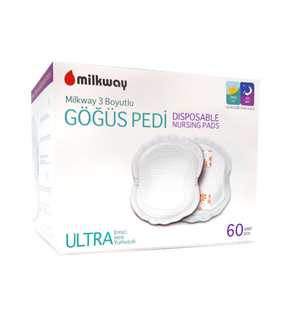 MİLKWAY 3 BOYUTLU GÖĞÜS PEDİ 60 ADET