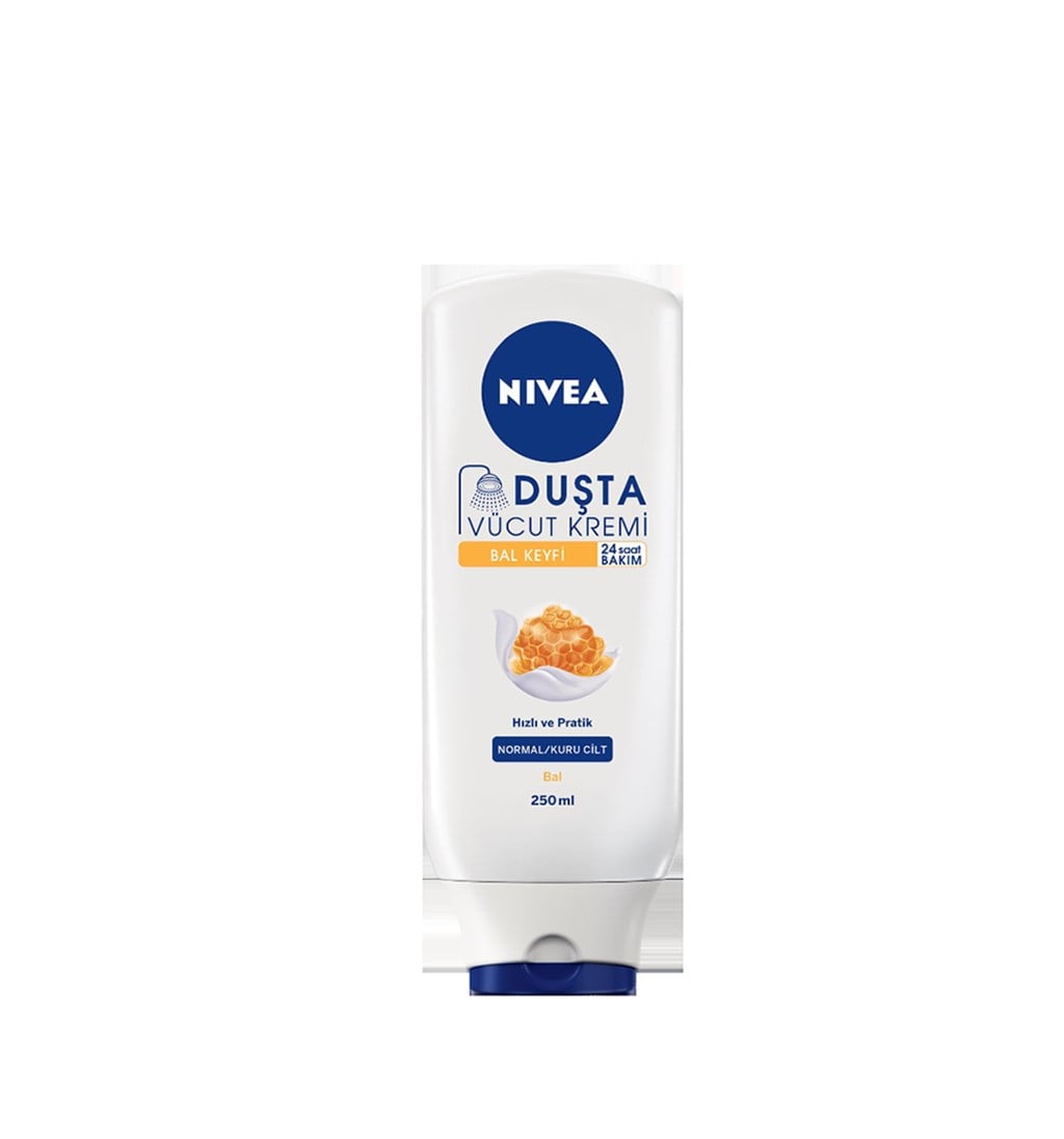 NİVEA DUŞTA VÜCUT KREMİ 250ML (BAL)