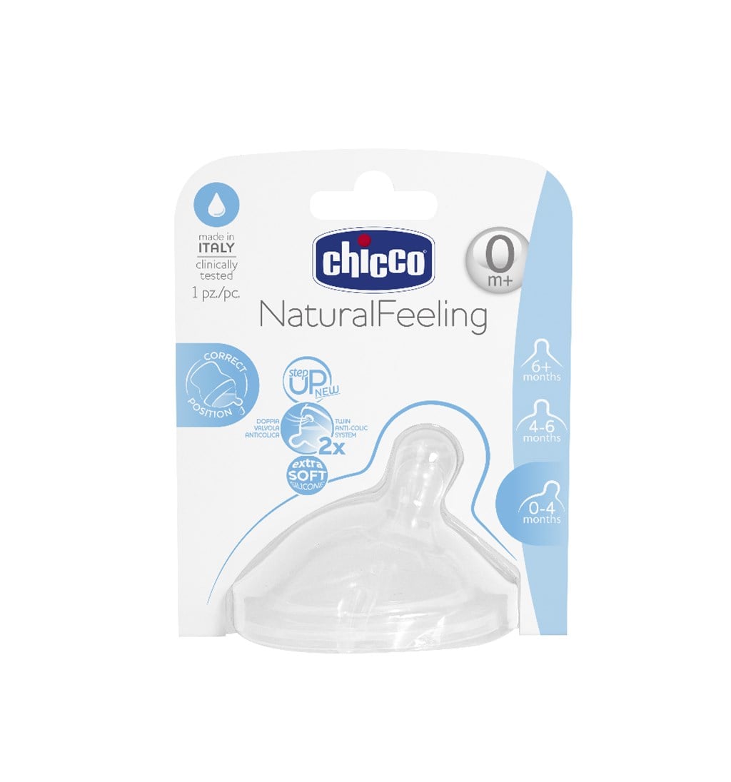 CHİCCO BİBERON EMZİĞİ 0AY+ 2 ADET NORMAL AKIŞ - SİLİKON