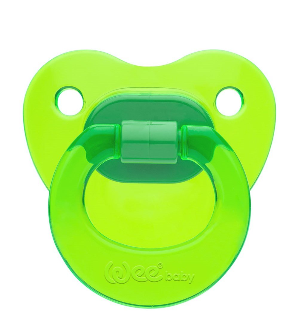 WEE BABY AKİDE GÖVDELİ DAMAKLI EMZİK 18AY+ NO.3 -YEŞİL