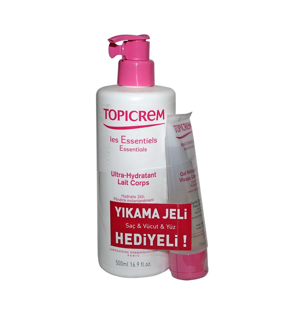 TOPİCREM NEMLENDİRİCİ EMÜLSİYON 500ML (YIKAMA JELİ HEDİYELİ)