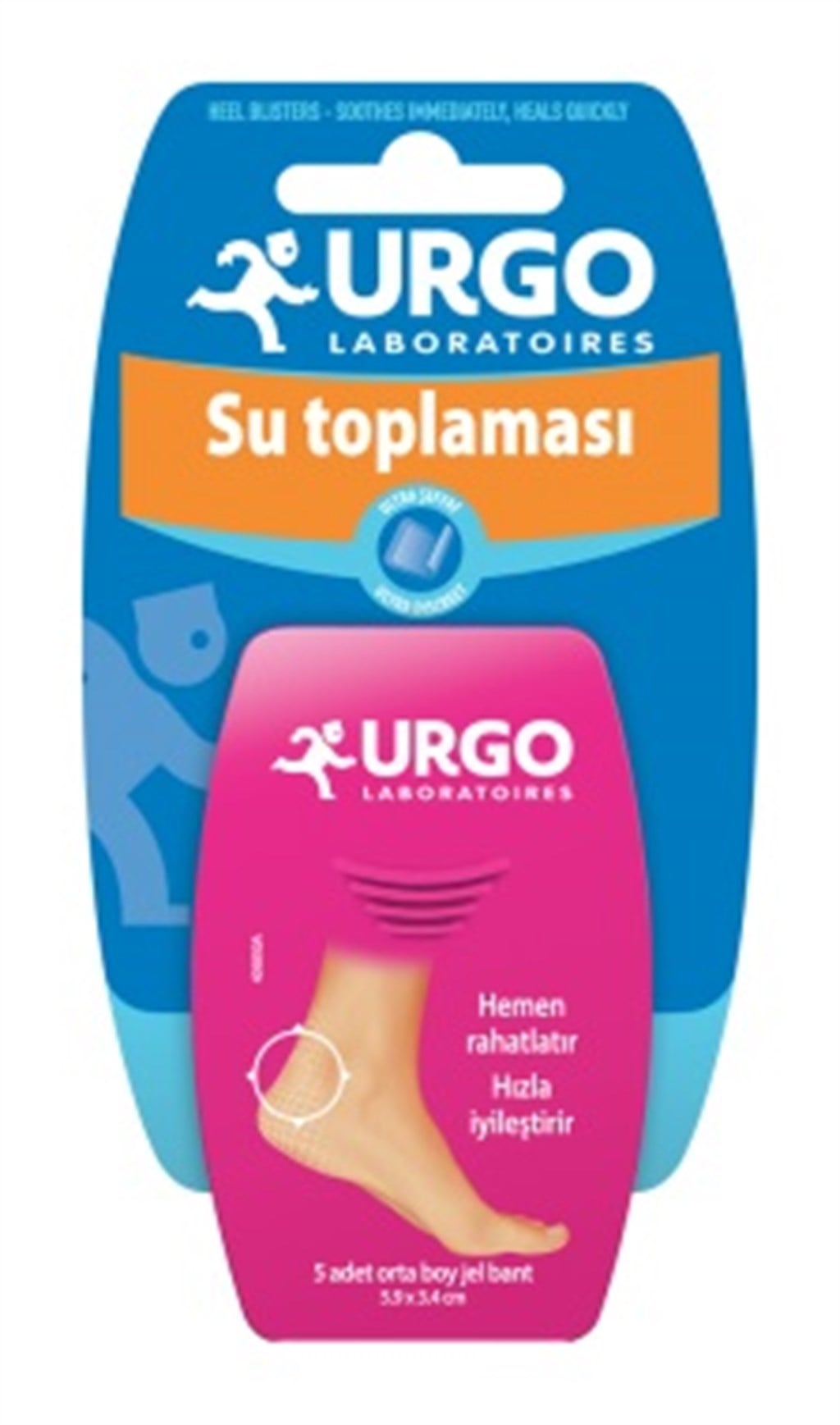 URGO  SU TOPLAMASI TOPUK TEDAVİSİ JEL BANT 5 ADET