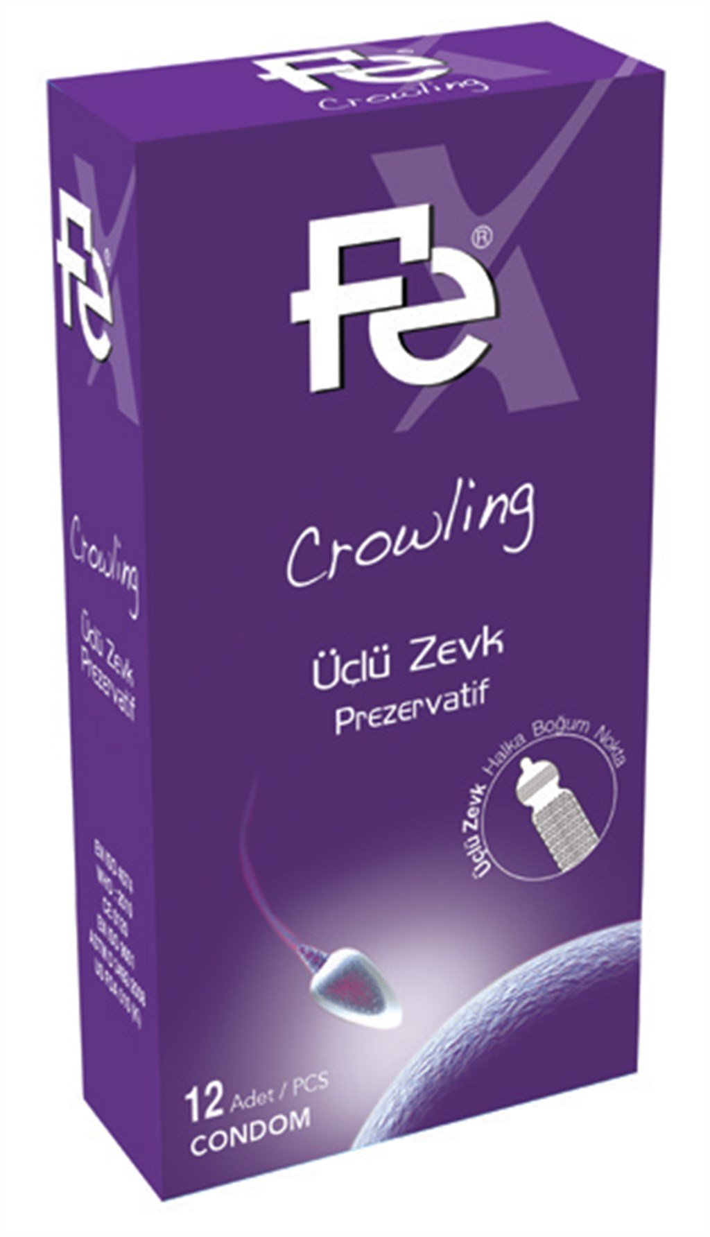 FE PREZERVATİF ÜÇLÜ ZEVK 12'Lİ PAKET