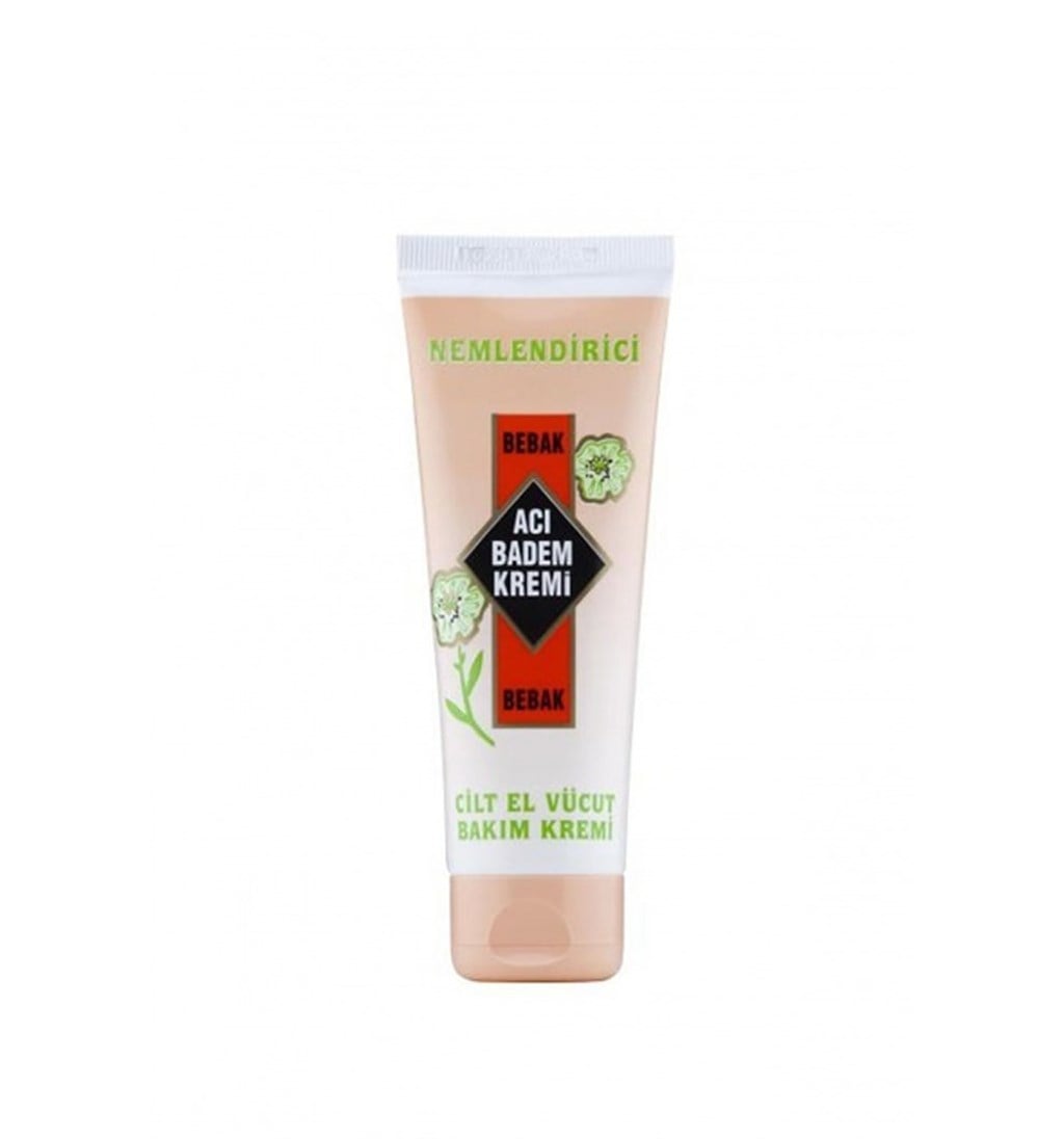 BEBAK ACI BADEM KREMİ 70ML NEMLENDİRİCİ CİLT BAKIM KREMİ - TÜP