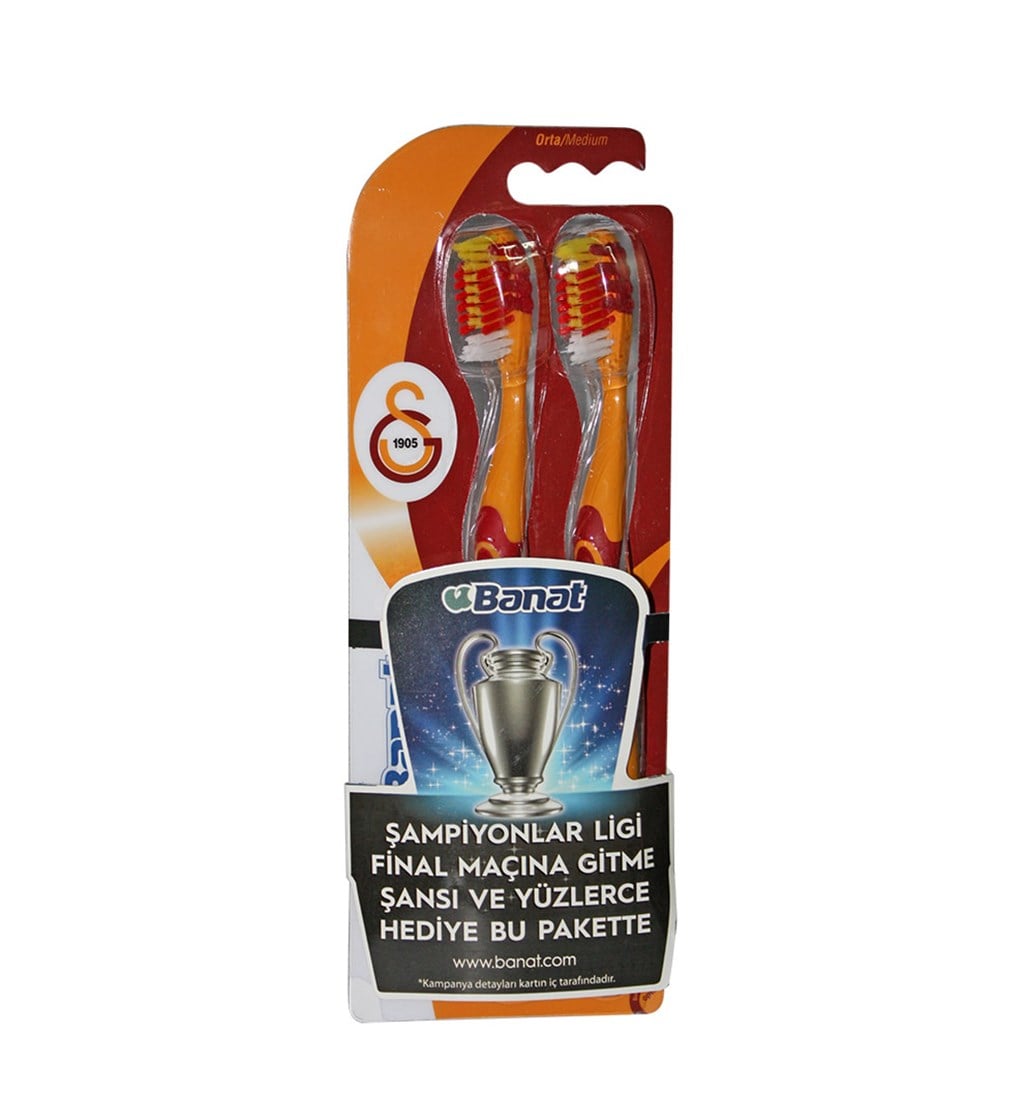 BANAT GALATASARAY YETİŞKİN 1+1 DİŞ FIRÇASI