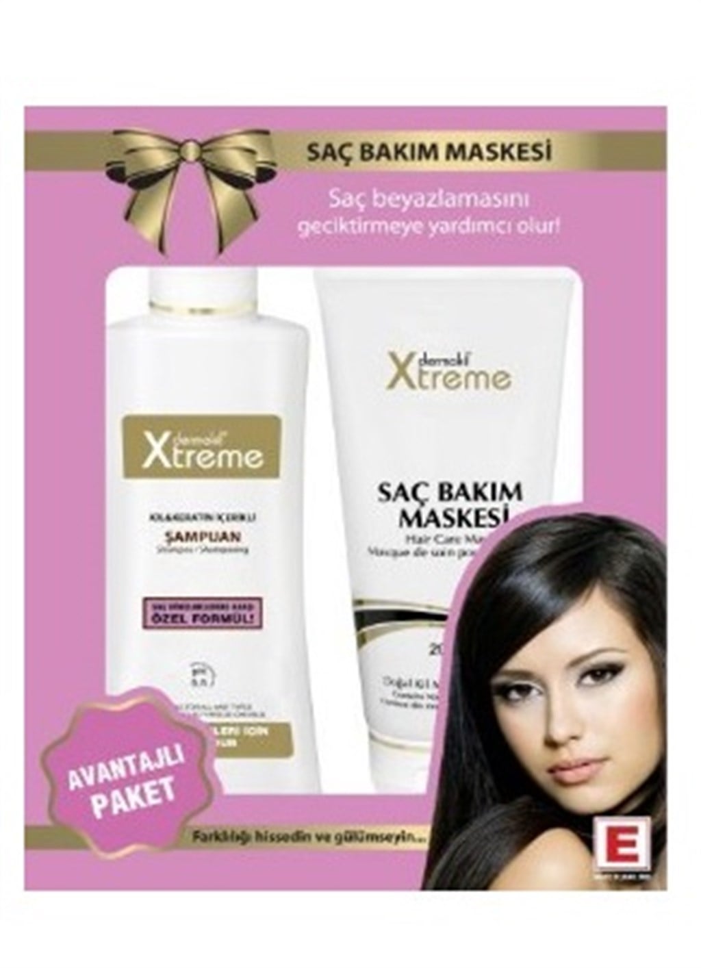 DERMOKİL EXTREME SAÇ MASKESİ + ŞAMPUANI 
