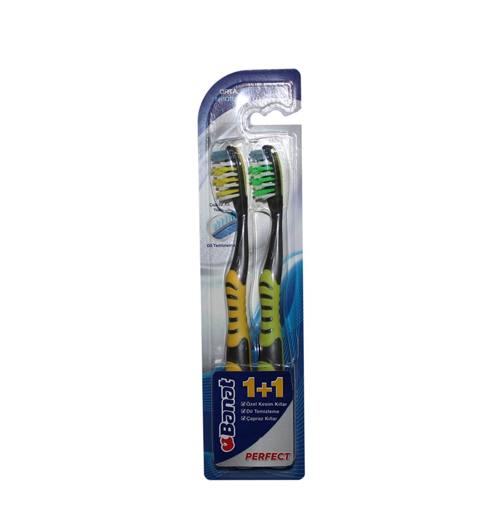 BANAT PERFECT DİŞ FIRÇASI 1+1 ORTA