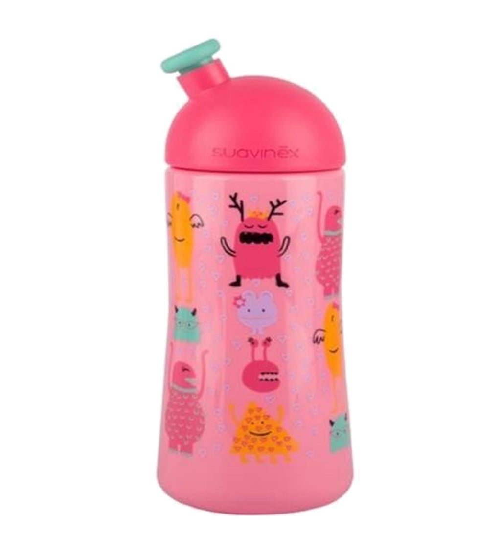 SUAVİNEX SPORT CUP BASTIR ÇEK AĞIZLIKLI 360ML 18+AY - PEMBE