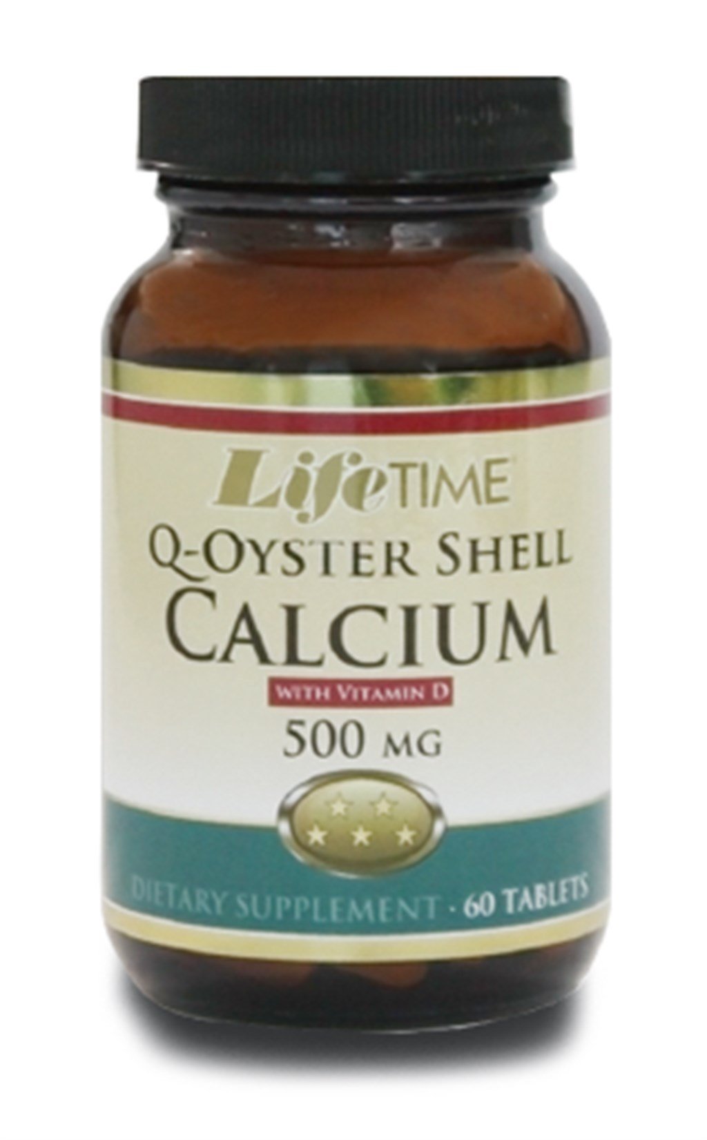LİFETİME Q OYSTER SHELL CALCİUM WİTH VİT D TABLETS