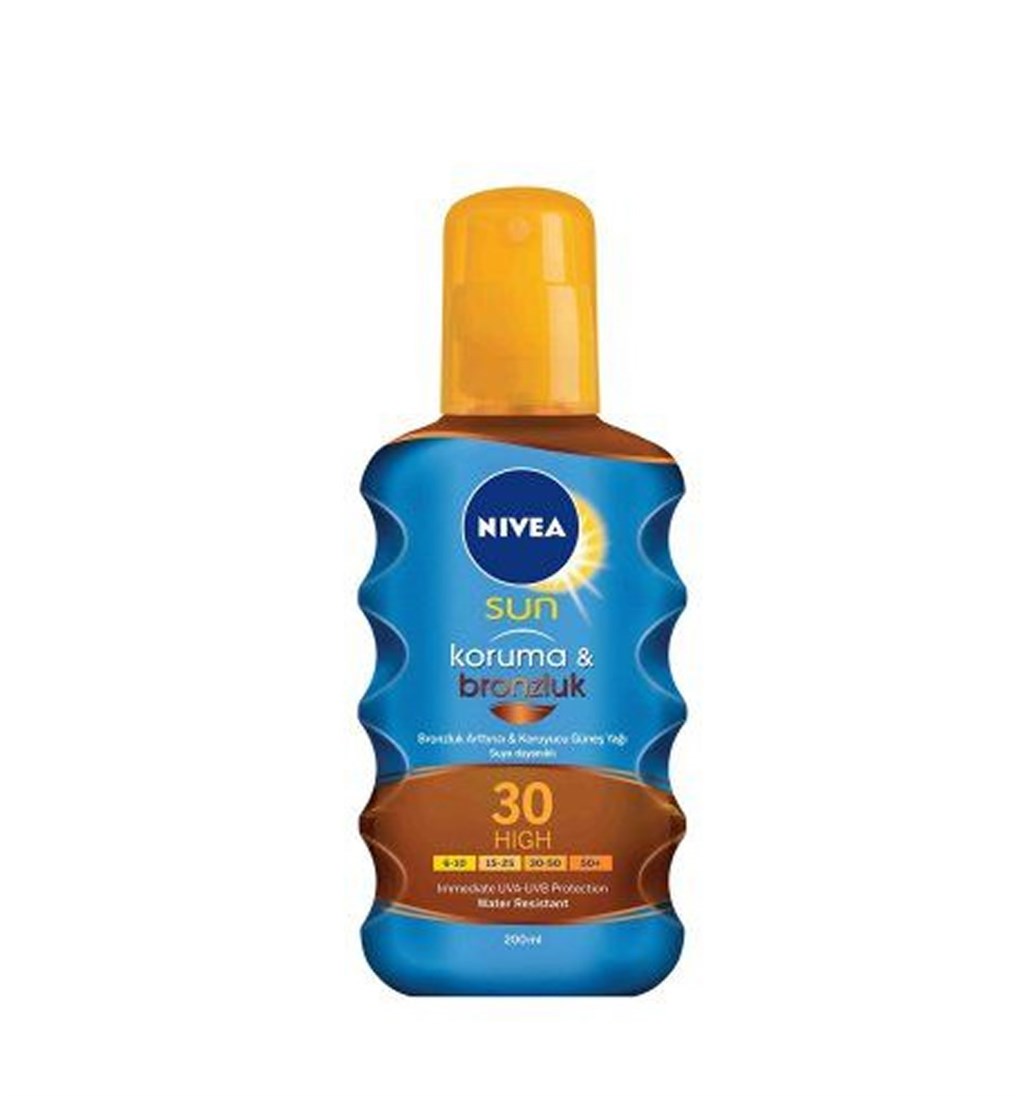 NİVEA KORUMA BRONZLUK BR. ARTTIRICI YAĞ SPF30 200ML