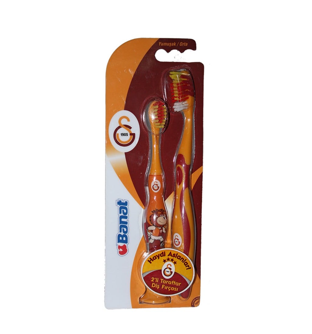 BANAT GALATASARAY YETİŞKİN + ÇOCUK DİŞ FIRÇASI